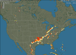 Placerville Lightning with Rain Radar